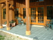 Front patio of cape code